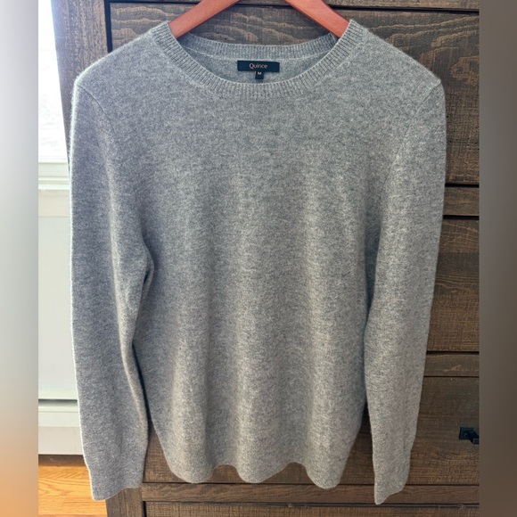 Quince Heather Gray Crewneck Sweater - Picture 2 of 8